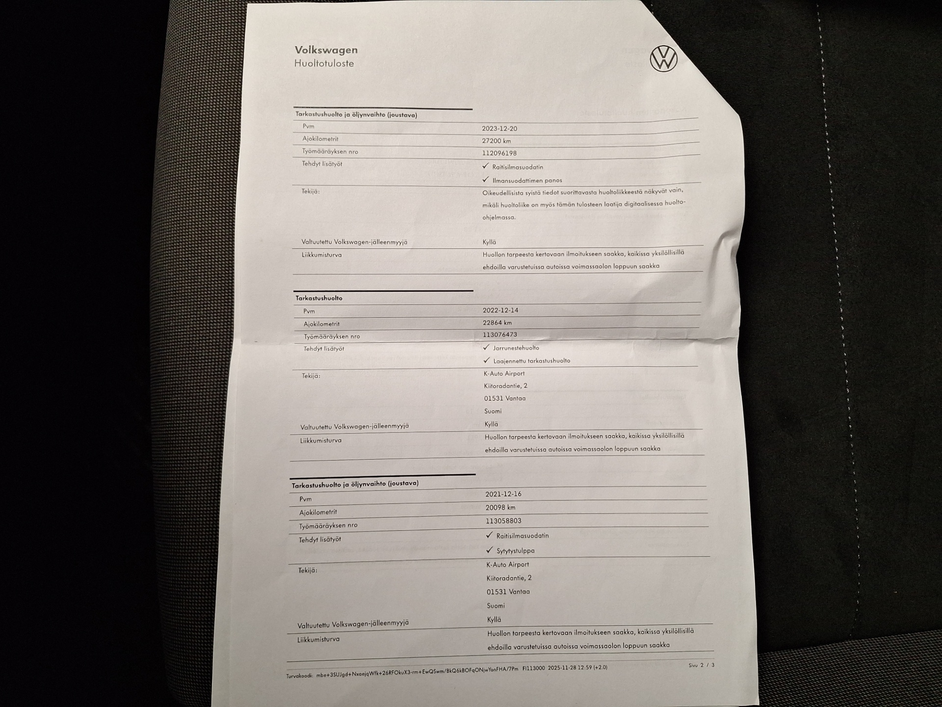 VOLKSWAGEN Golf 2018