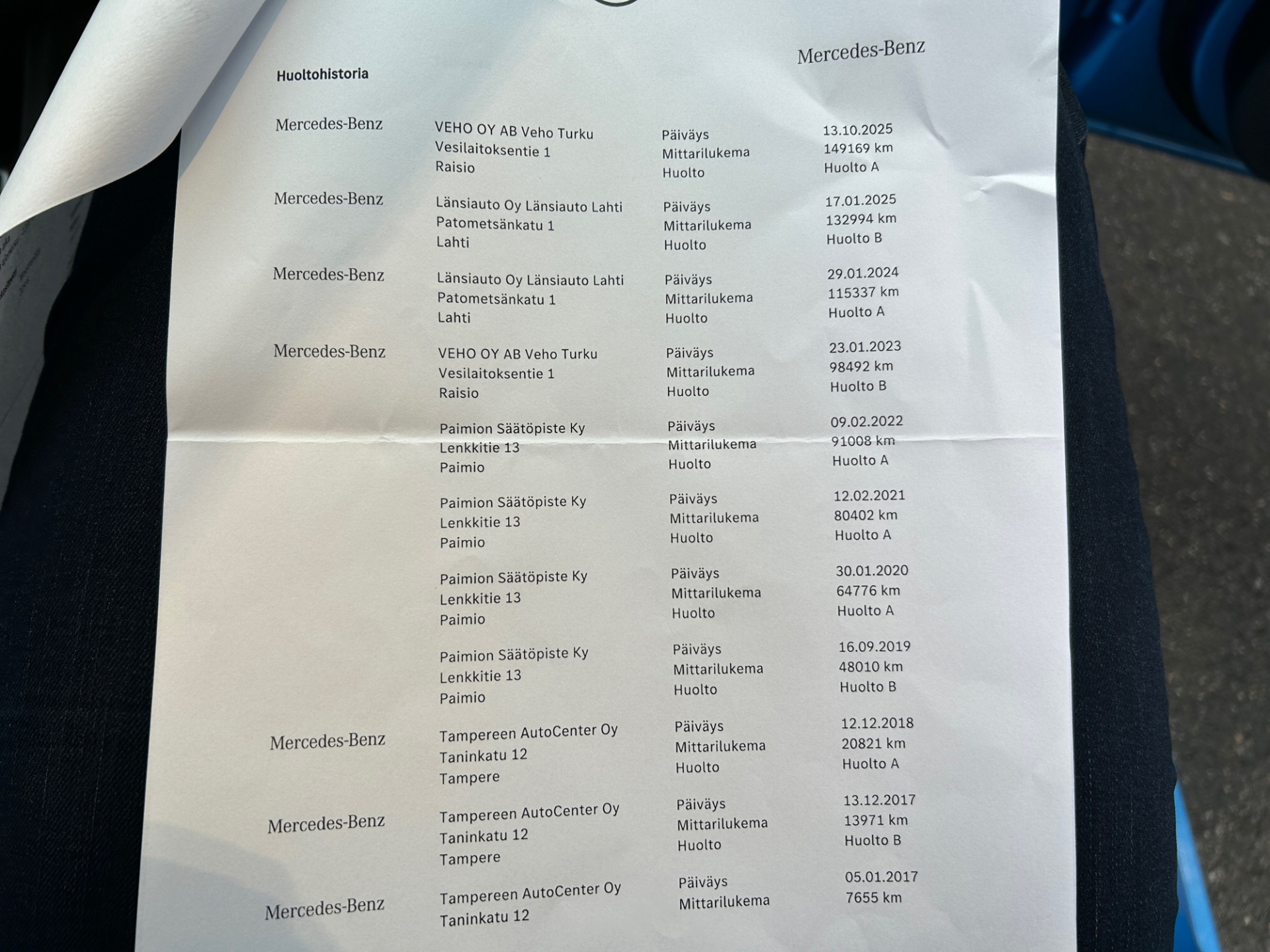 MERCEDES-BENZ A 2016