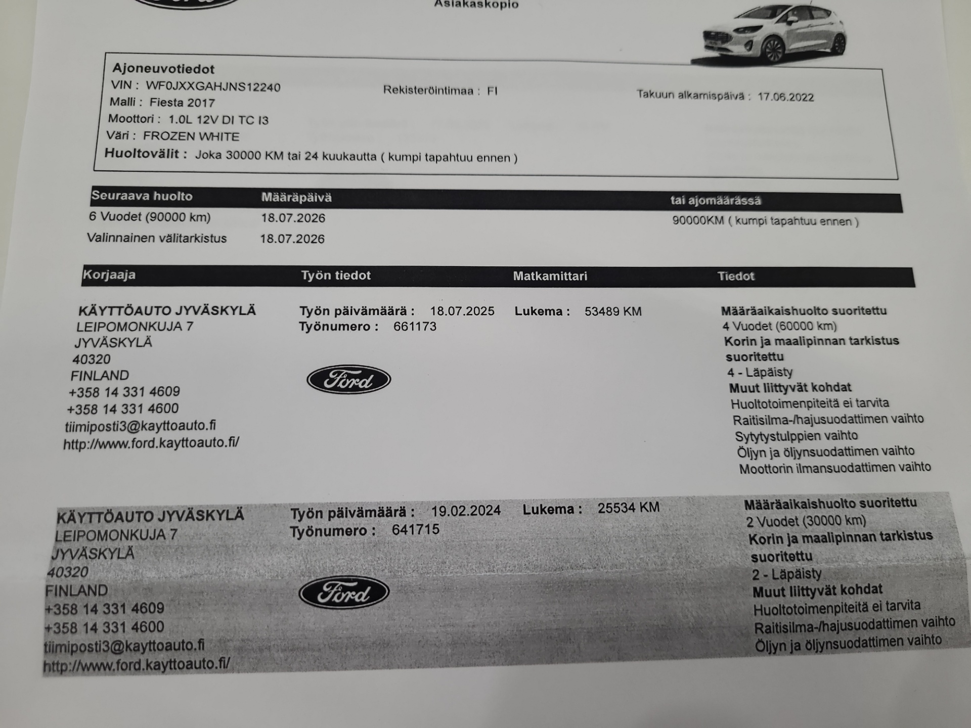 FORD Fiesta 2022