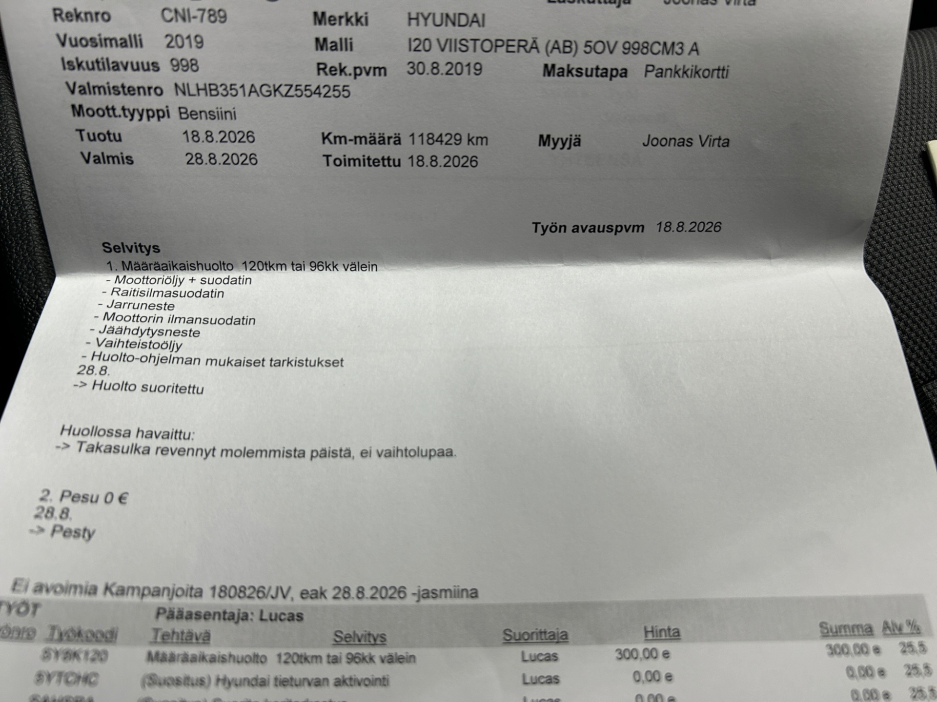 HYUNDAI i20 Hatchback 2019