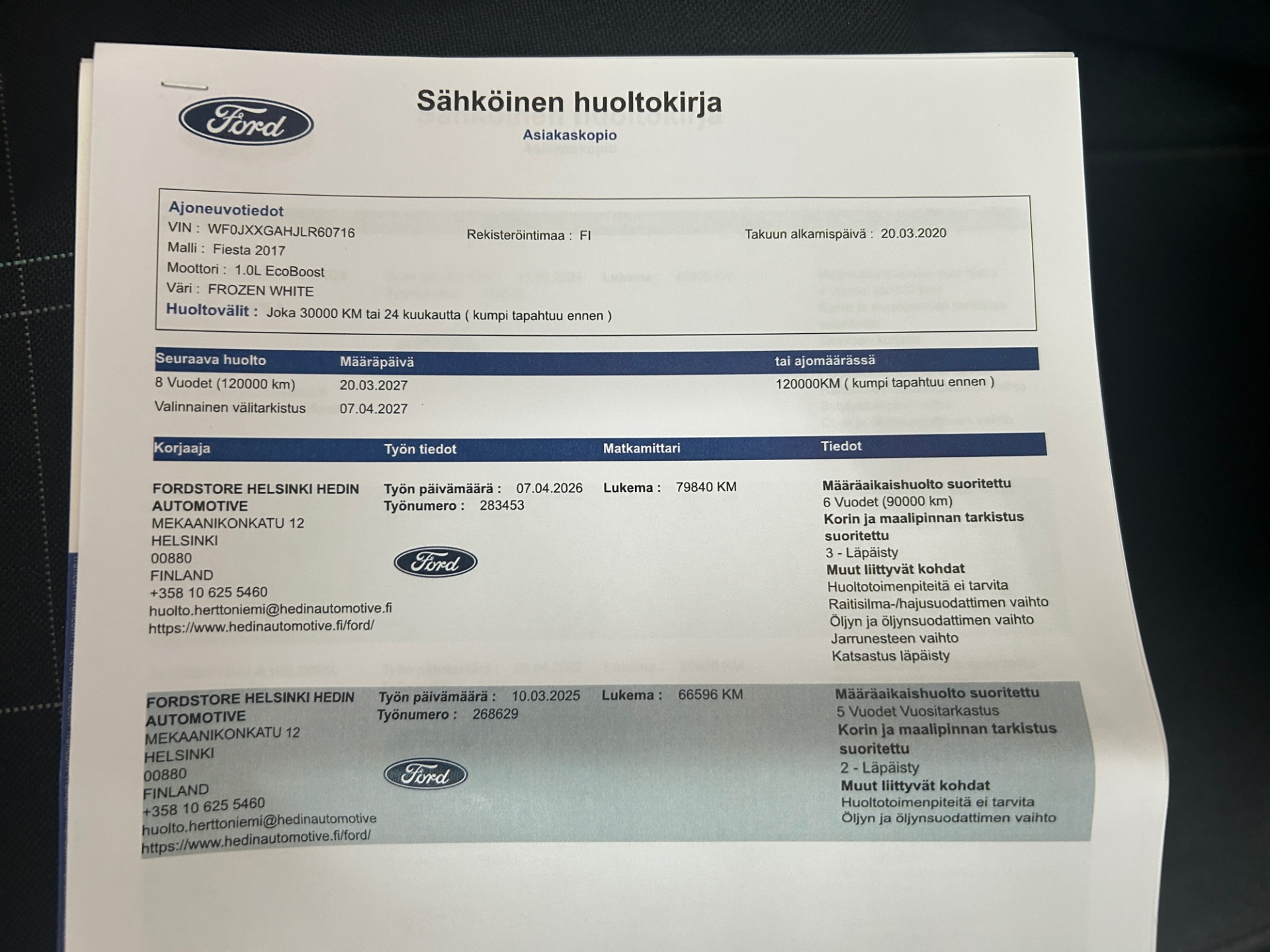 FORD Fiesta 2020