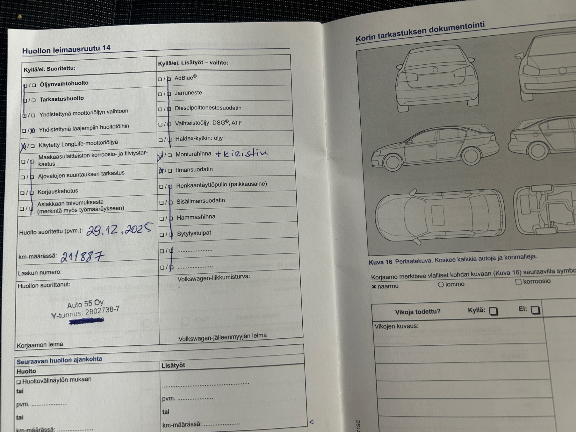 VOLKSWAGEN Passat 2016