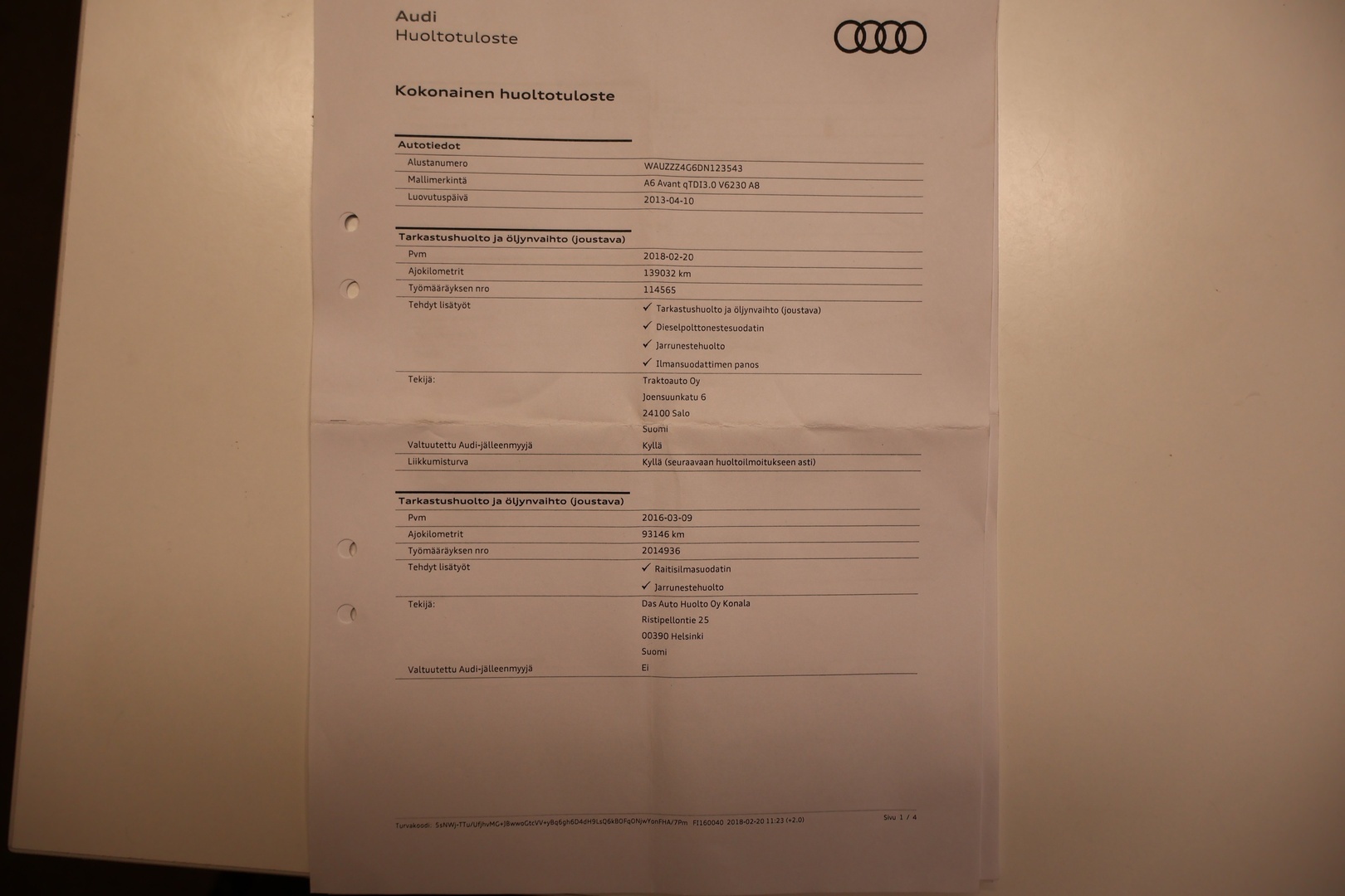 AUDI A6 2013