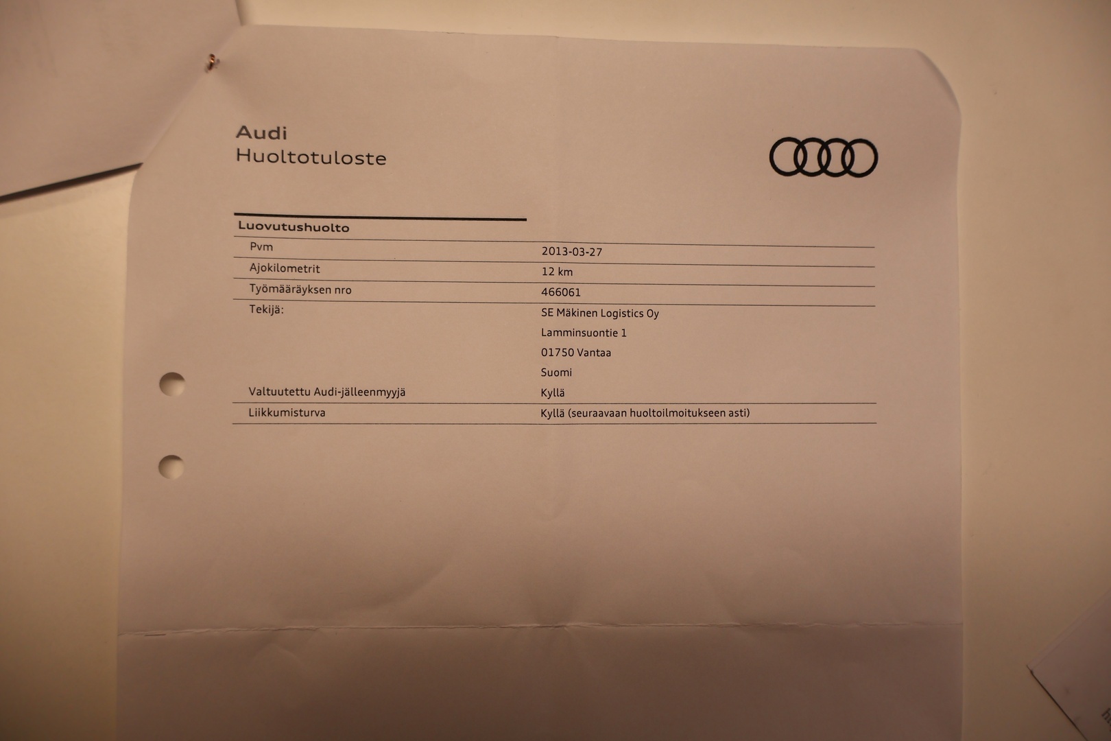 AUDI A6 2013