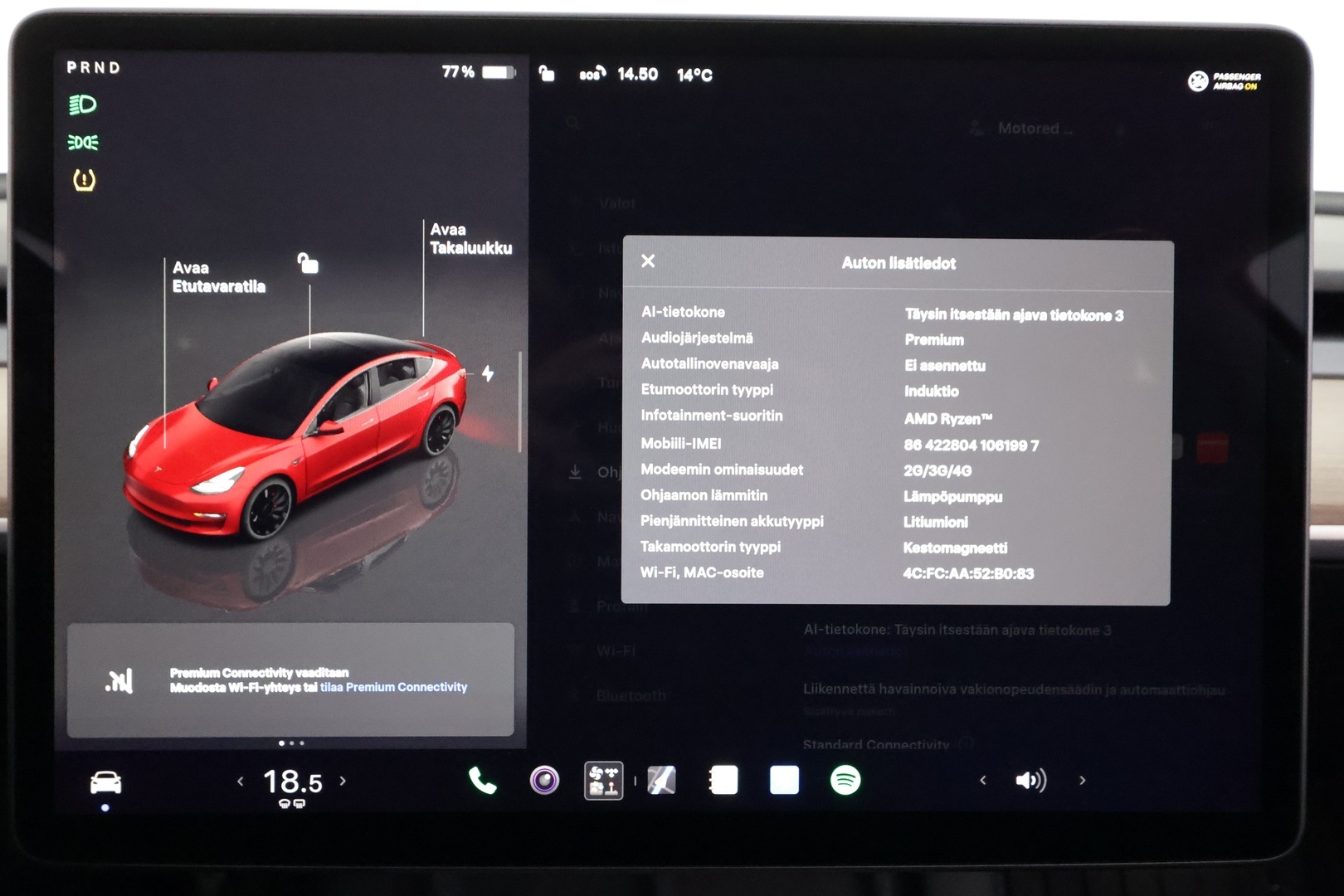 TESLA Model 3 2022