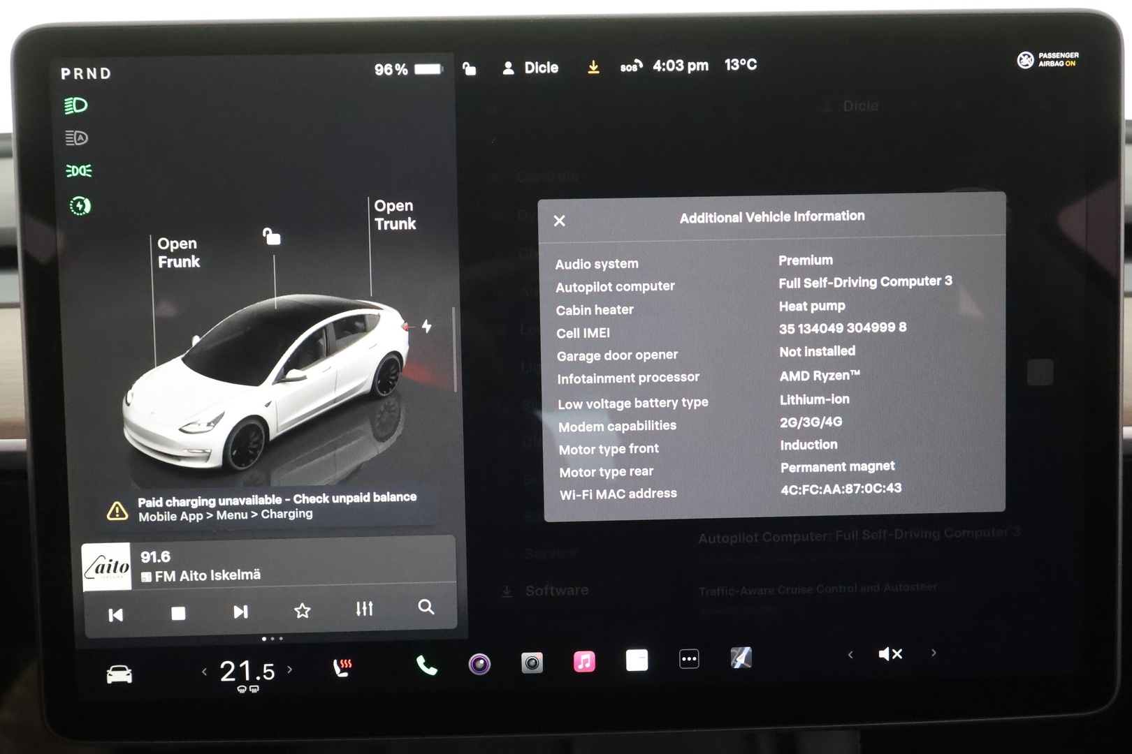 TESLA MODEL 3 2023