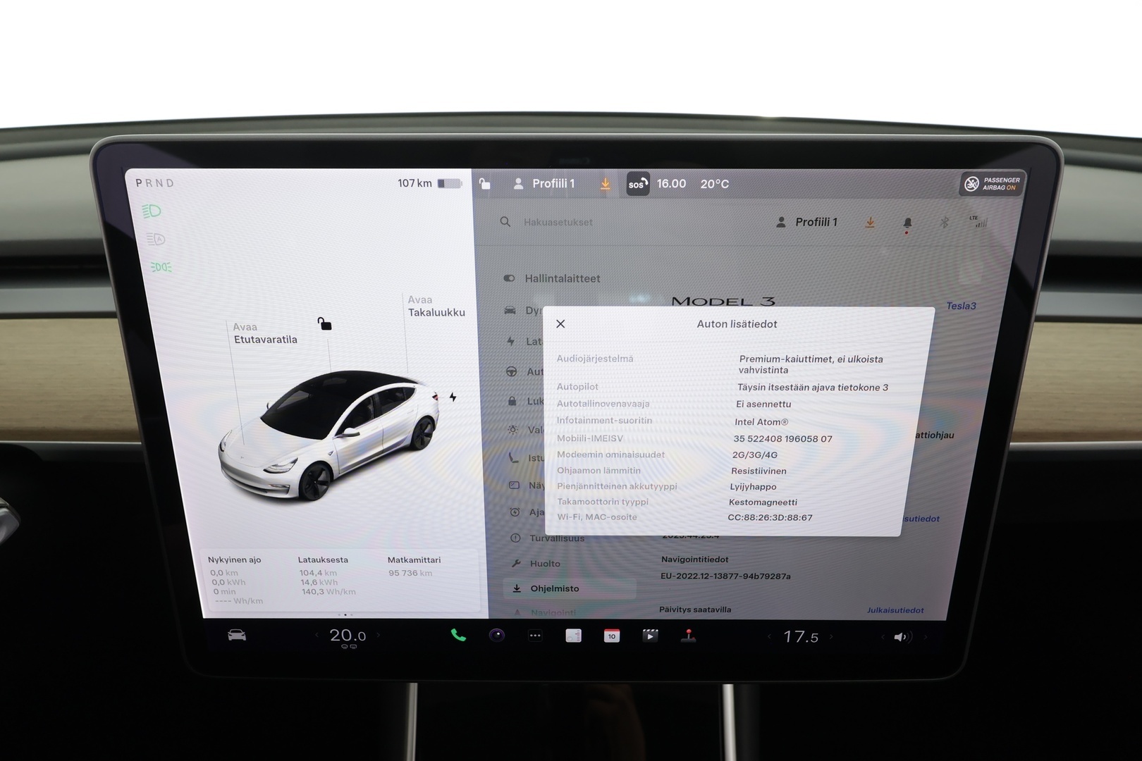 TESLA Model 3 2020