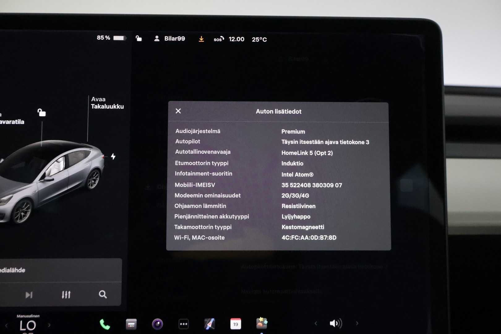 TESLA Model 3 2019