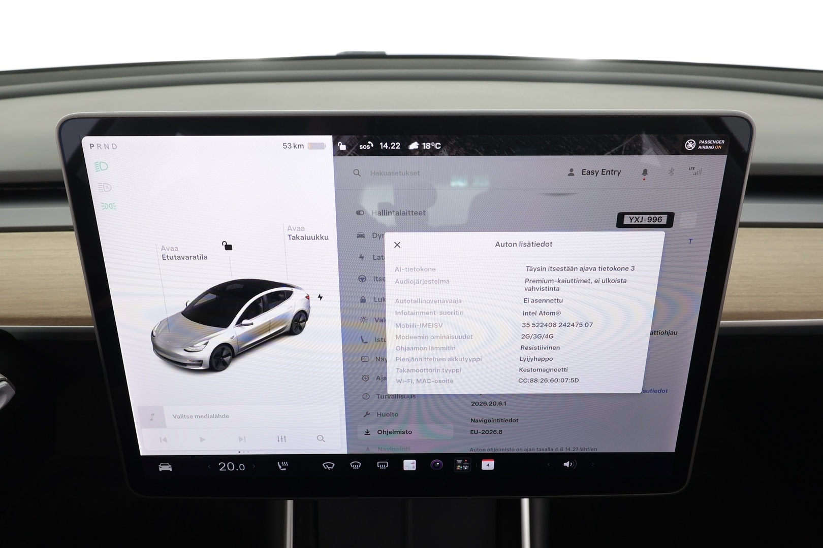 TESLA Model 3 2020