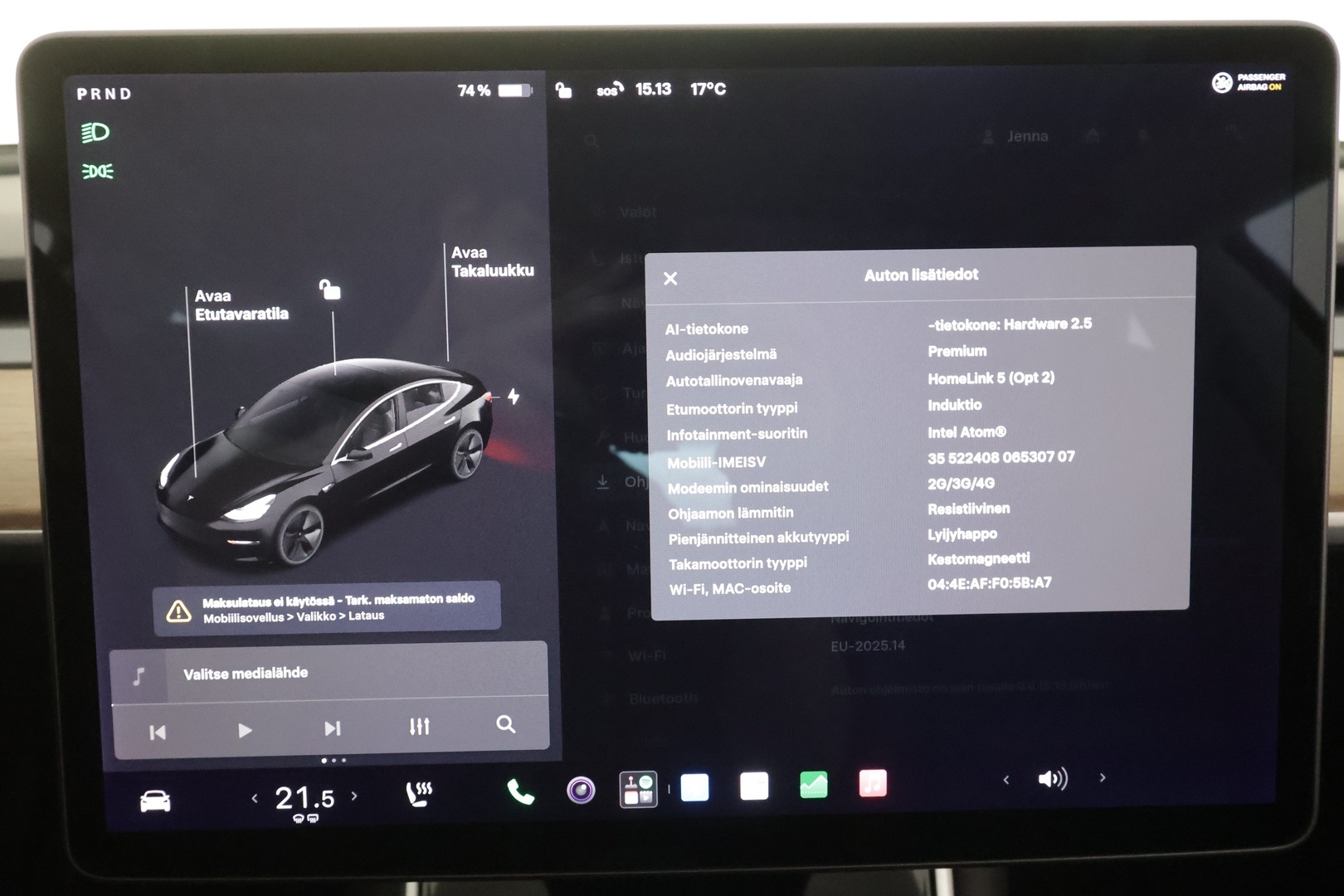 TESLA Model 3 2019
