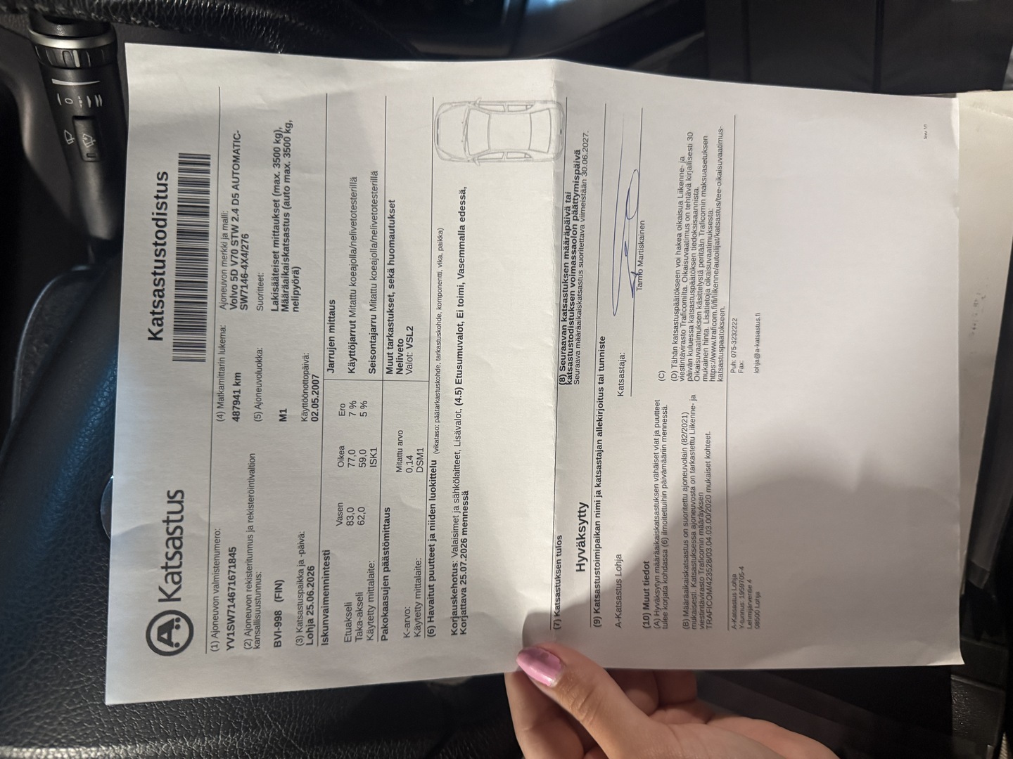 VOLVO V70 2007