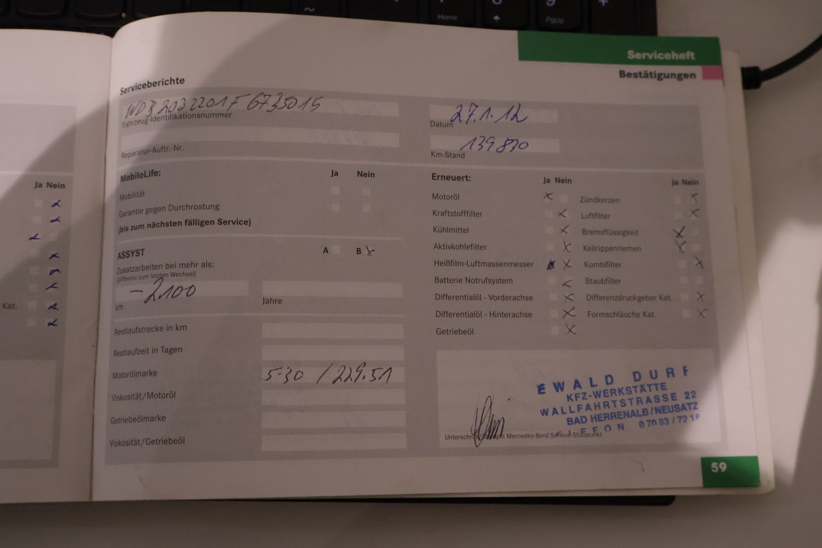 MERCEDES-BENZ C 2005