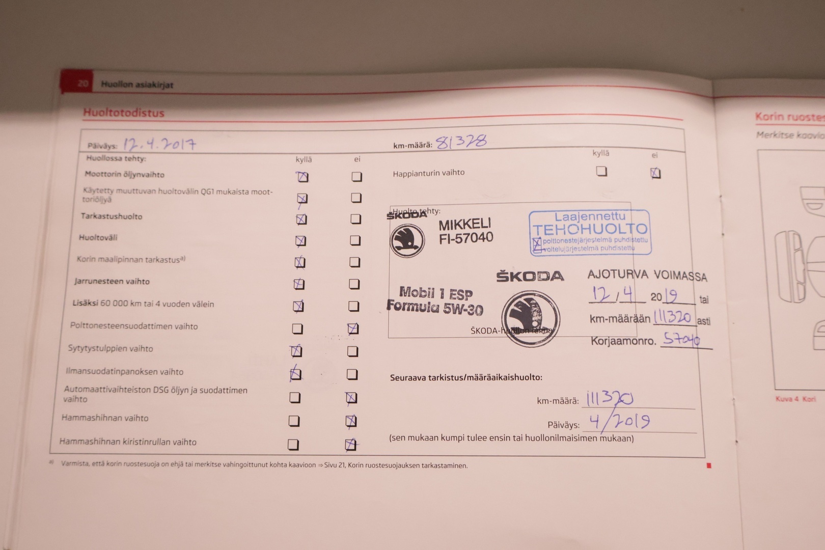 SKODA Superb 2012