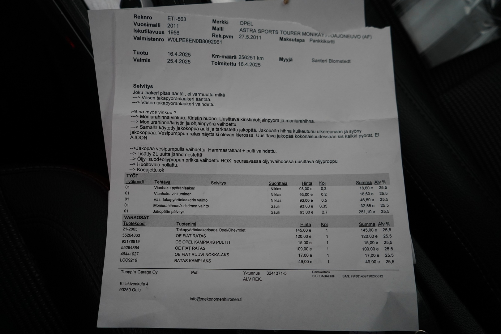 OPEL Astra 2011
