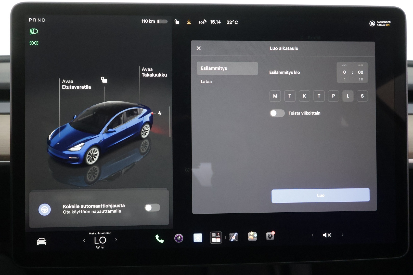 TESLA MODEL 3 2022