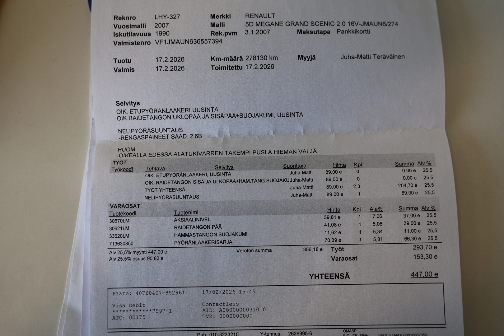 RENAULT Scenic 2007