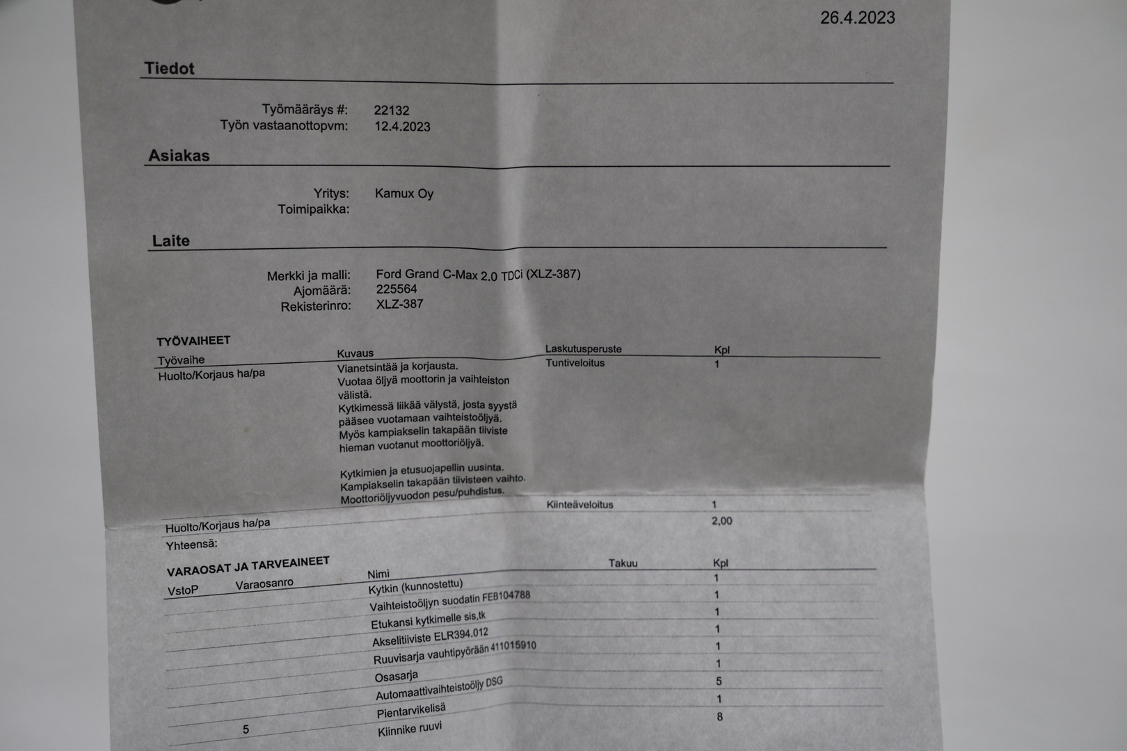 FORD Grand C-Max 2012