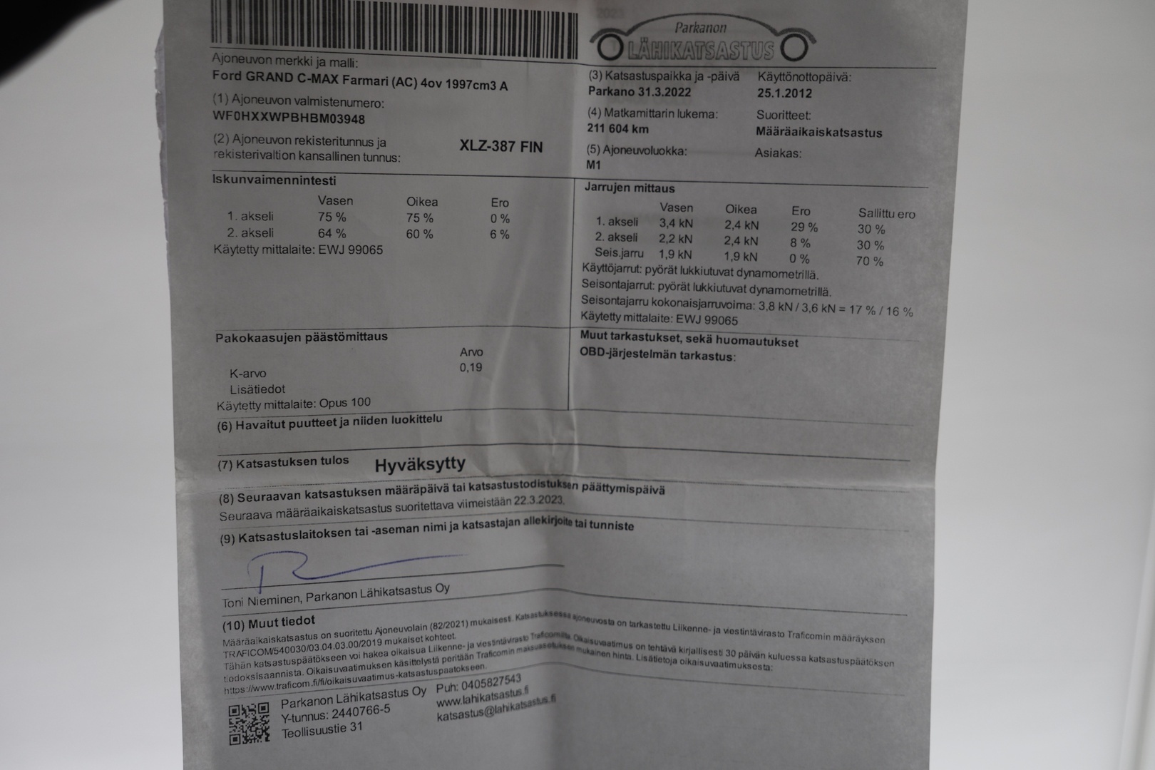 FORD Grand C-Max 2012