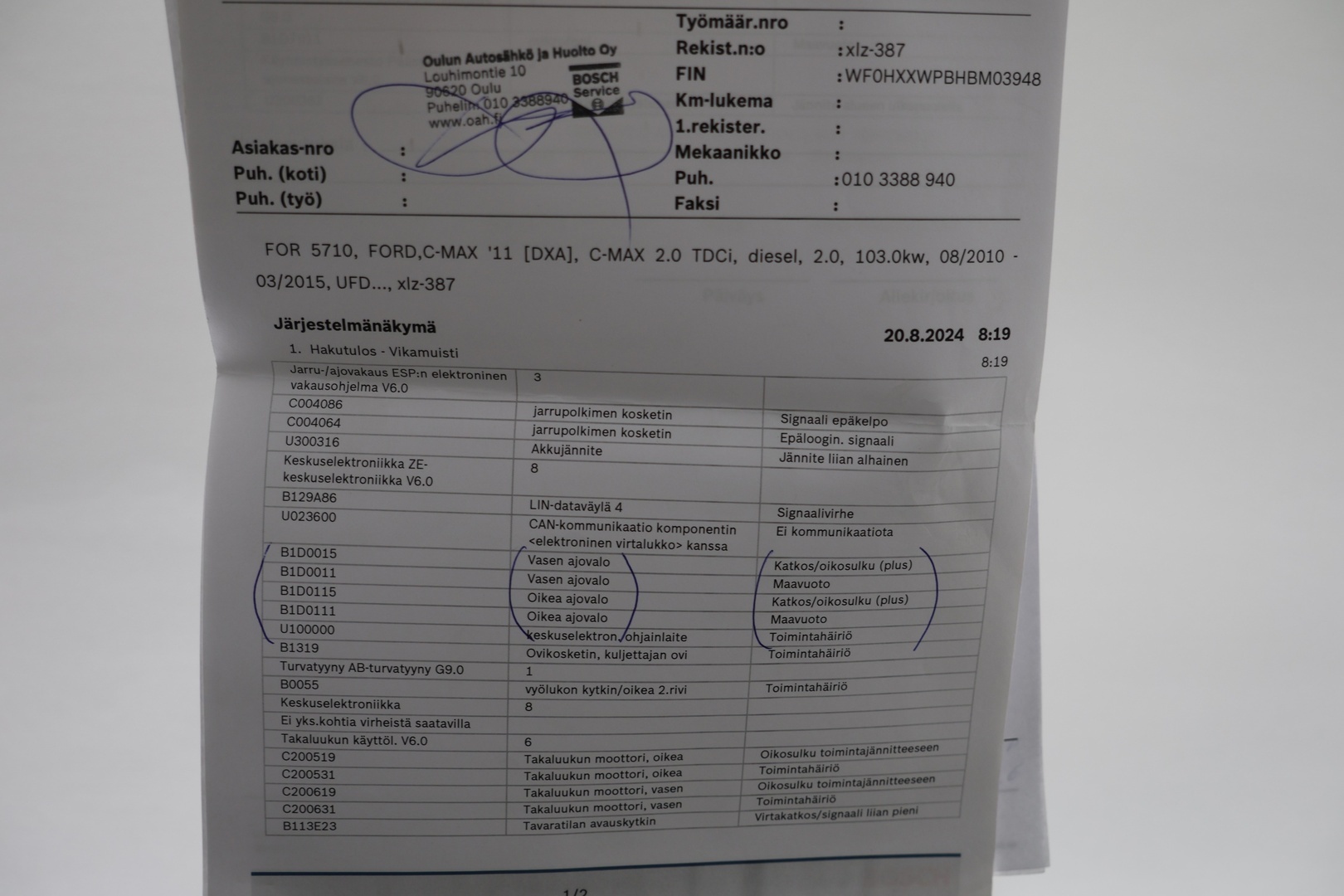 FORD Grand C-Max 2012