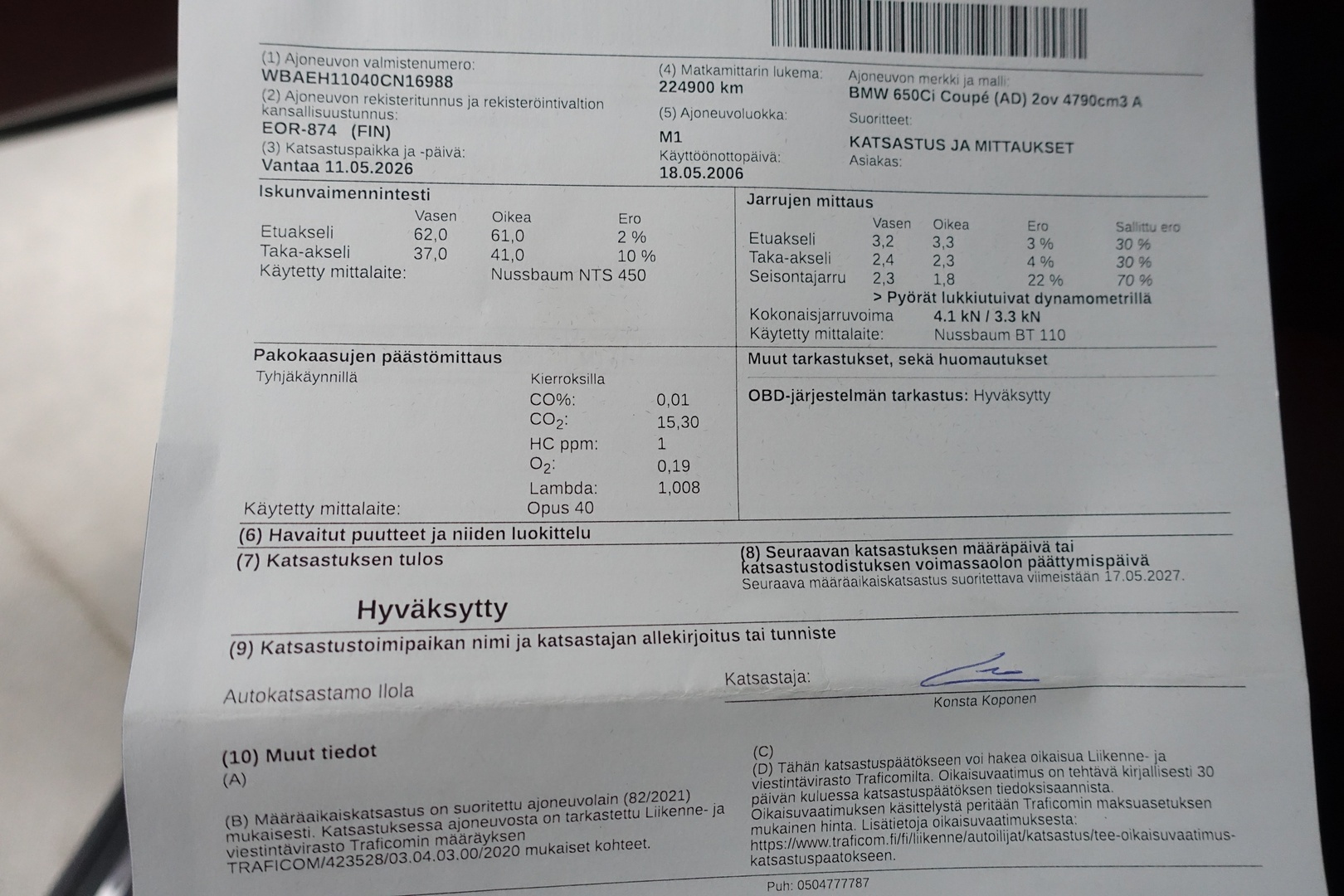 BMW 650 2006