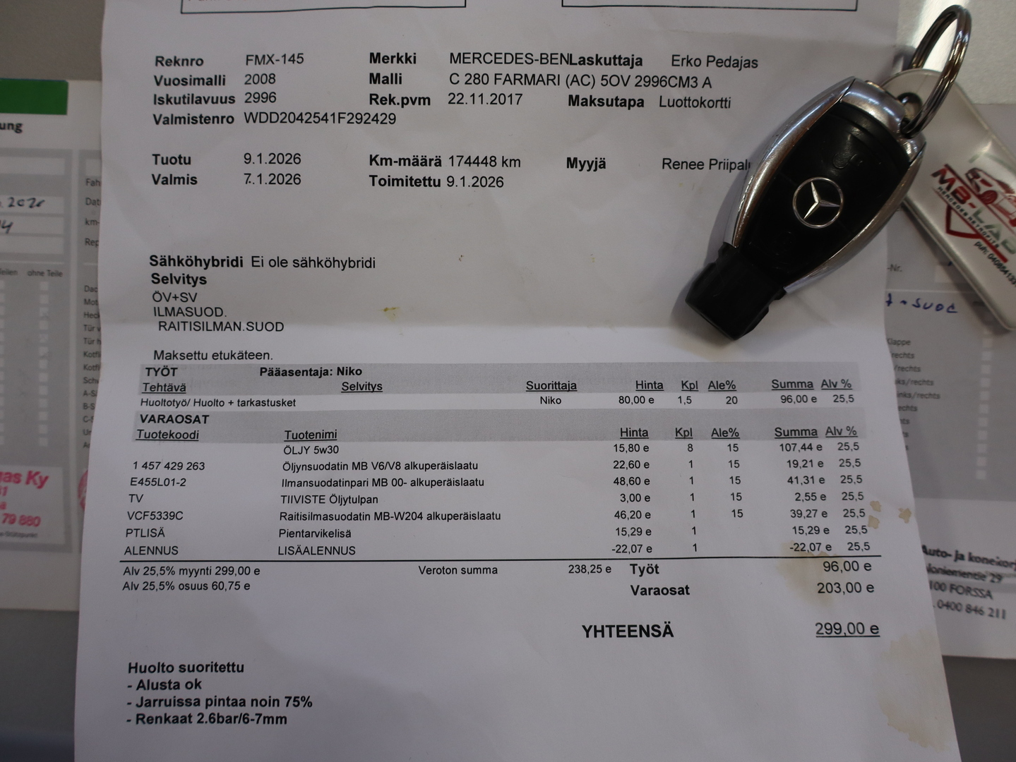 MERCEDES-BENZ C 2008