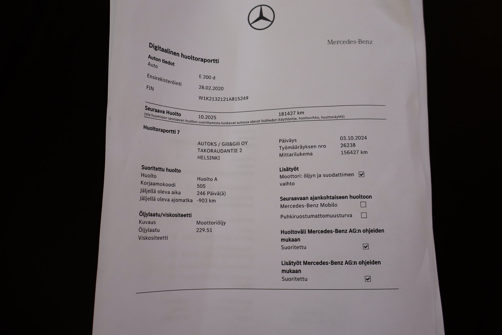 MERCEDES-BENZ E 2020