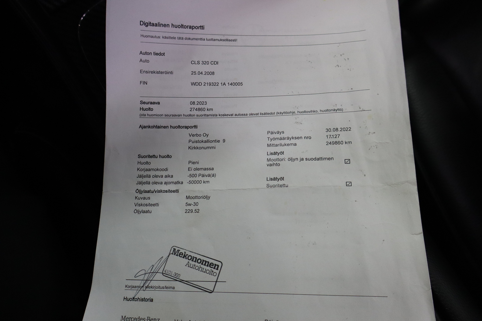 MERCEDES-BENZ CLS 2008