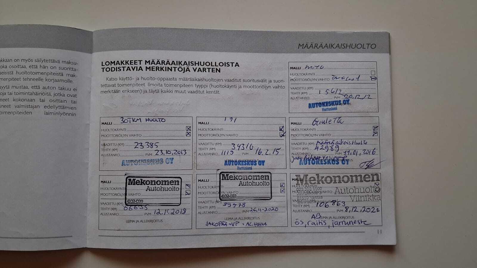 ALFA ROMEO Giulietta 2012