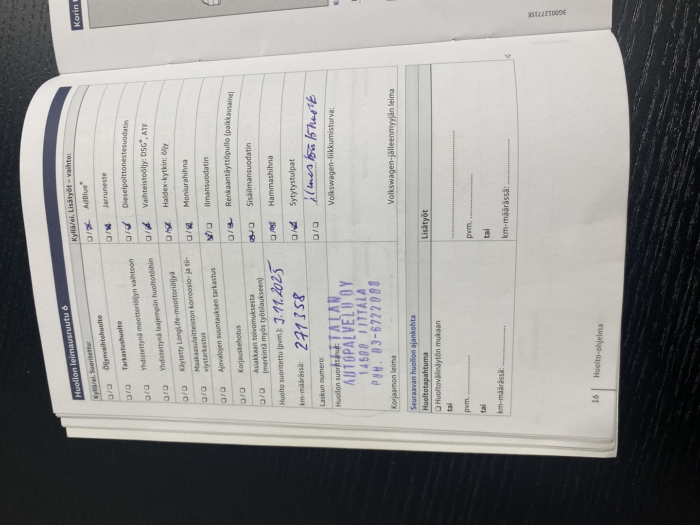 VOLKSWAGEN Passat 2017