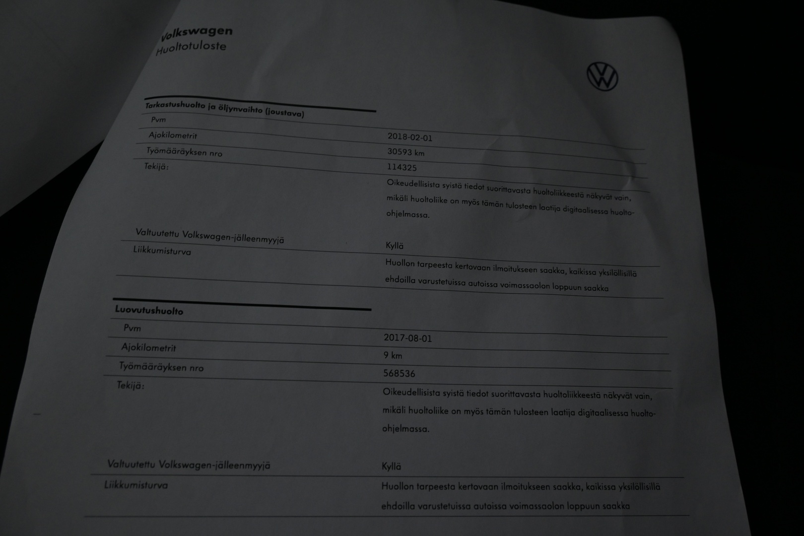 VOLKSWAGEN Passat 2017