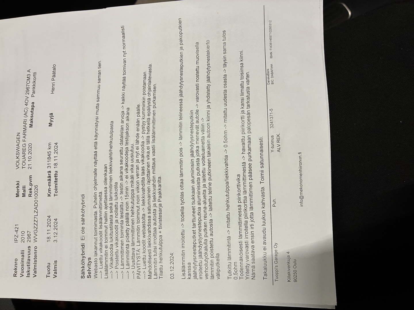 VOLKSWAGEN Touareg 2010