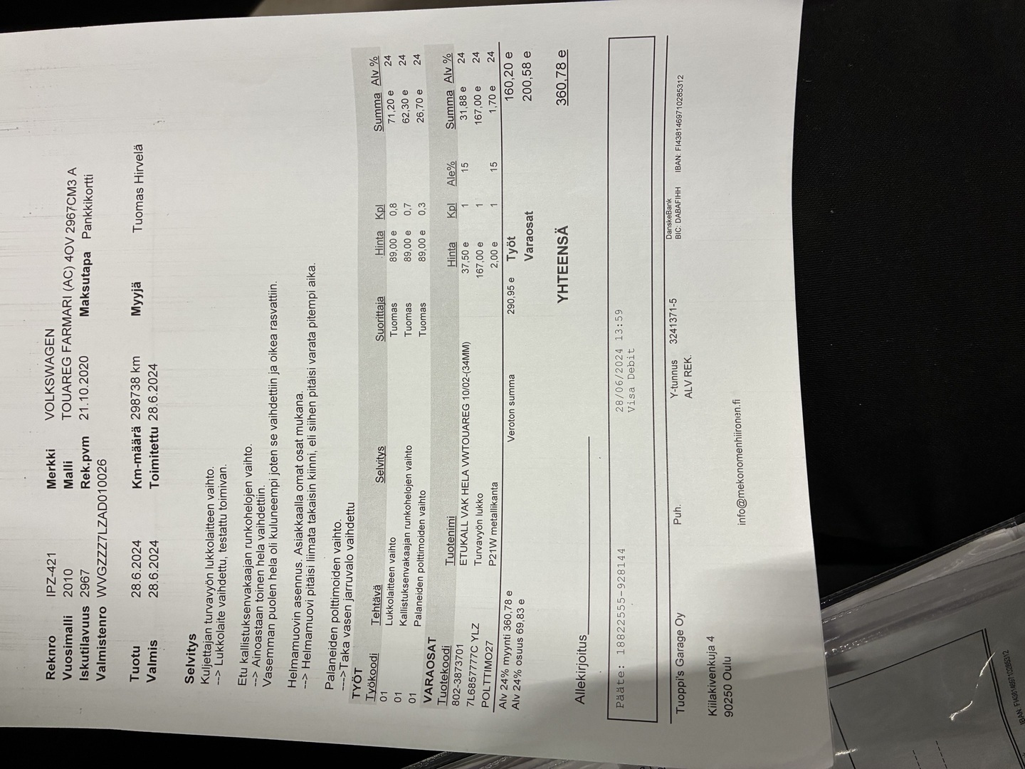 VOLKSWAGEN Touareg 2010