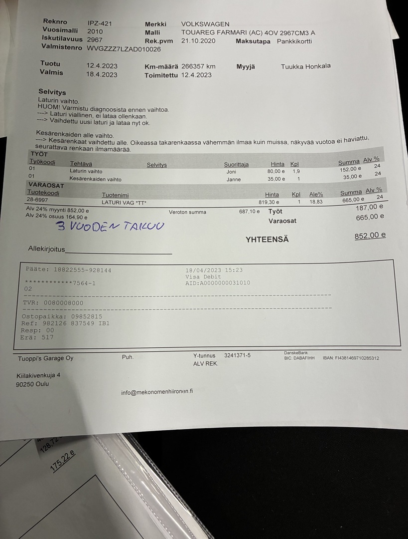 VOLKSWAGEN Touareg 2010