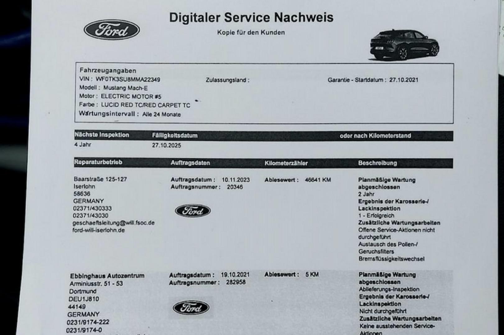 FORD Mustang Mach-E 2021