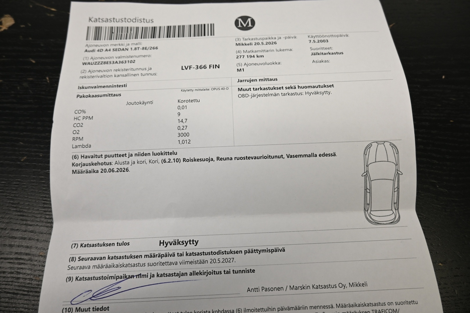 AUDI A4 2003