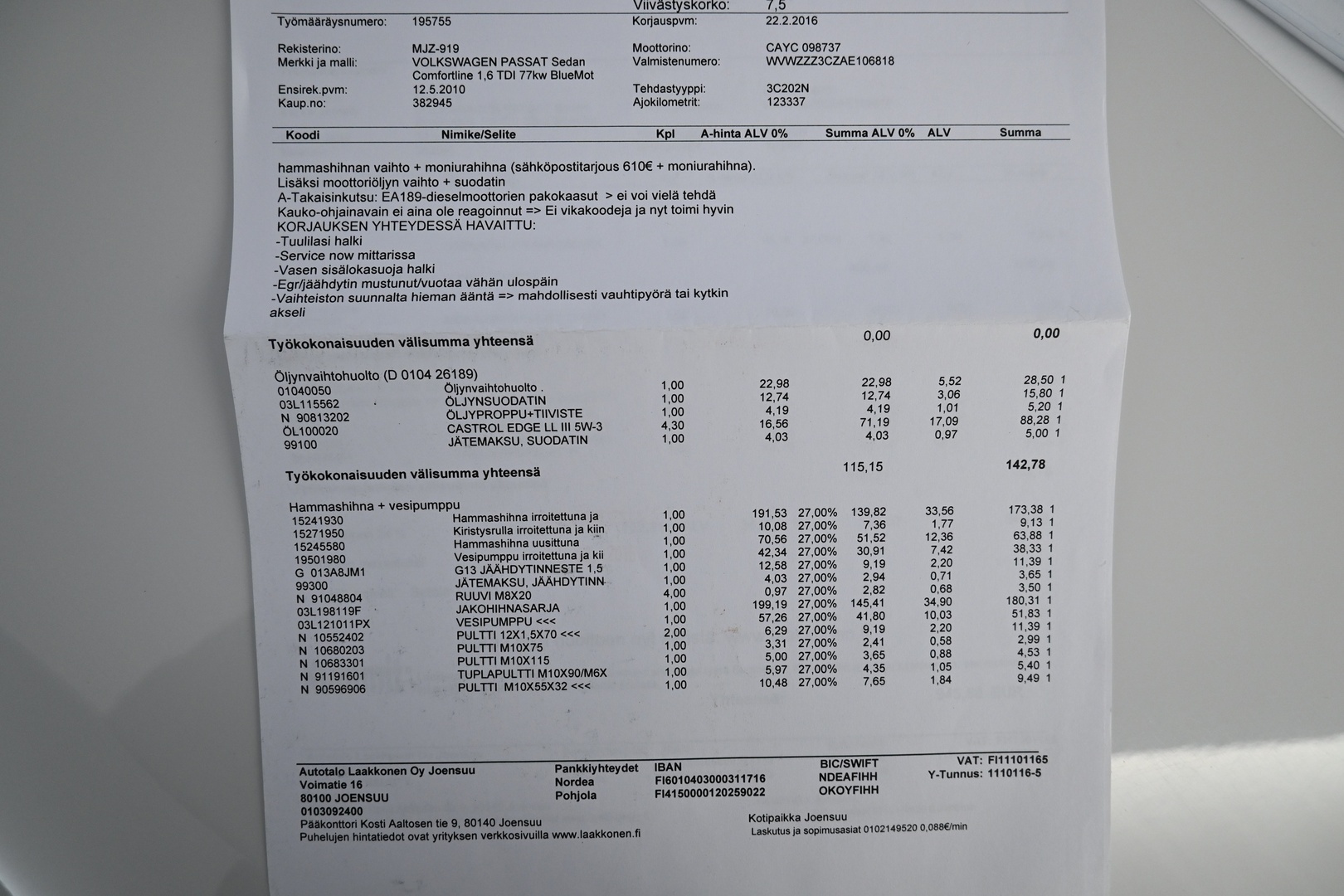VOLKSWAGEN Passat 2010