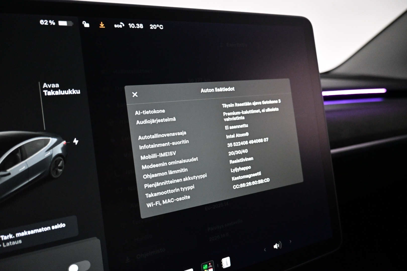 TESLA Model 3 2020