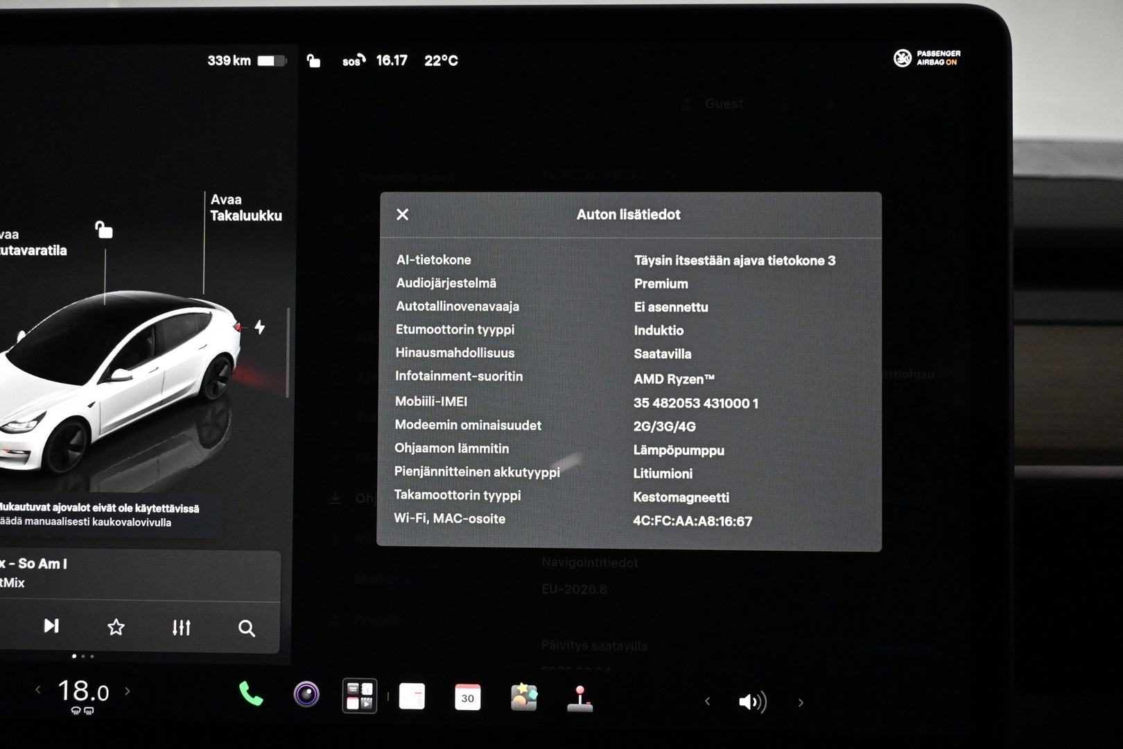 TESLA Model 3 2023