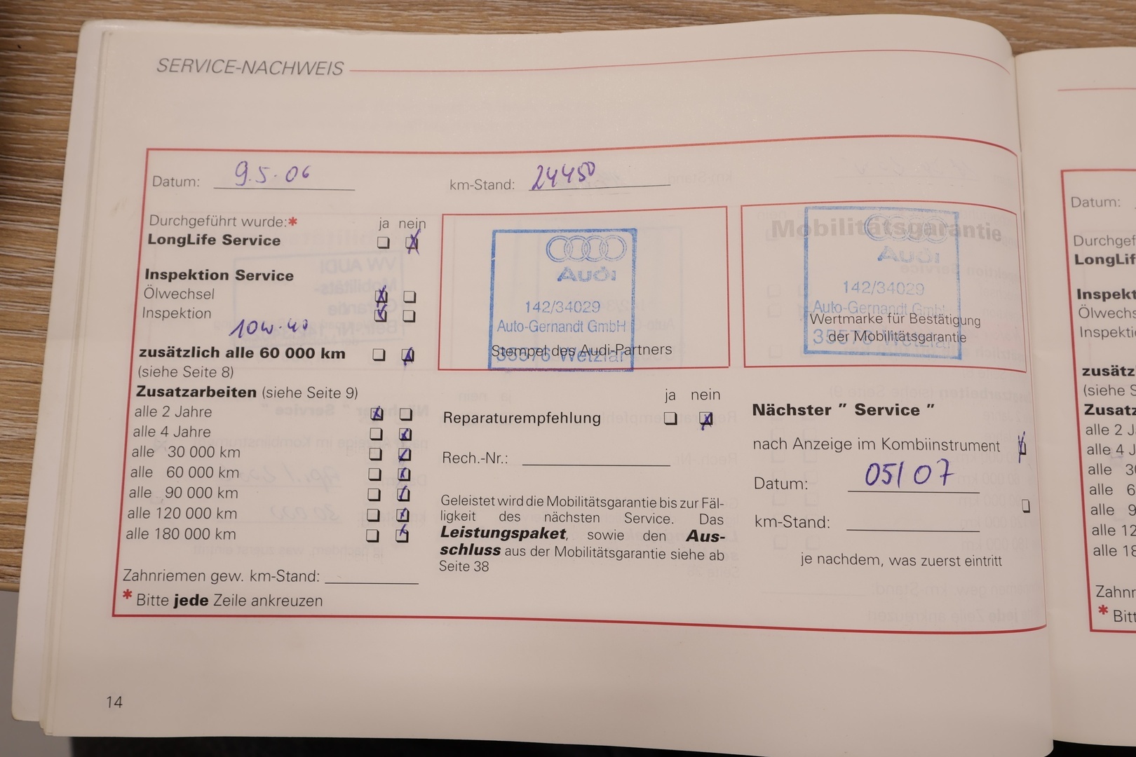 AUDI A4 2001