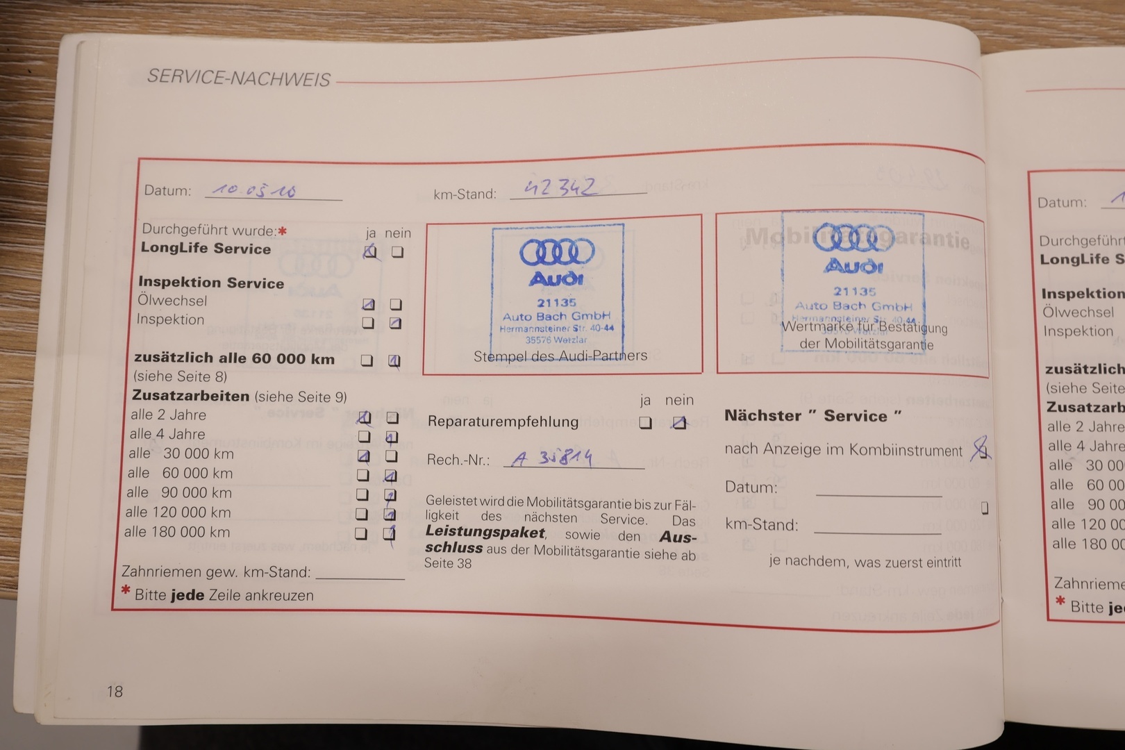 AUDI A4 2001