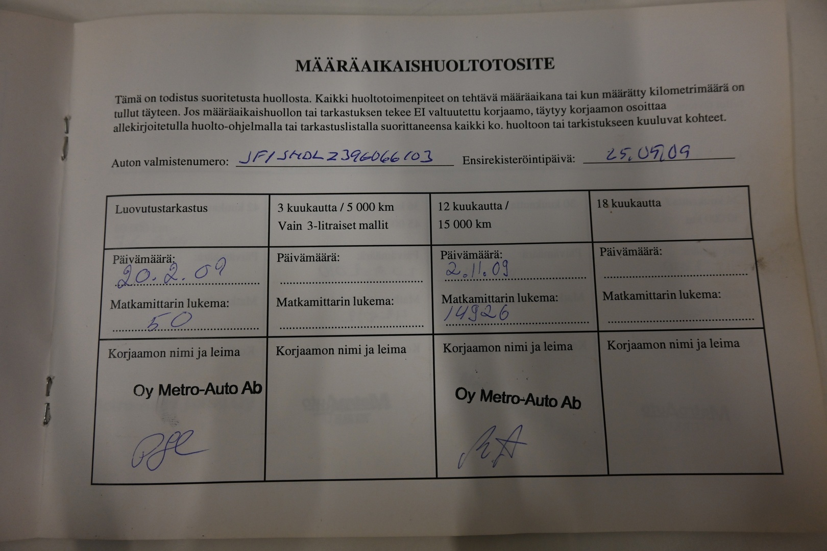 SUBARU Forester 2009