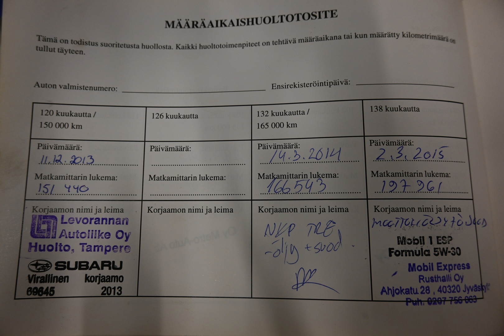 SUBARU Forester 2009