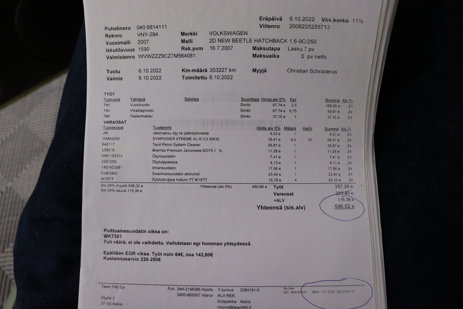 VOLKSWAGEN New Beetle 2007