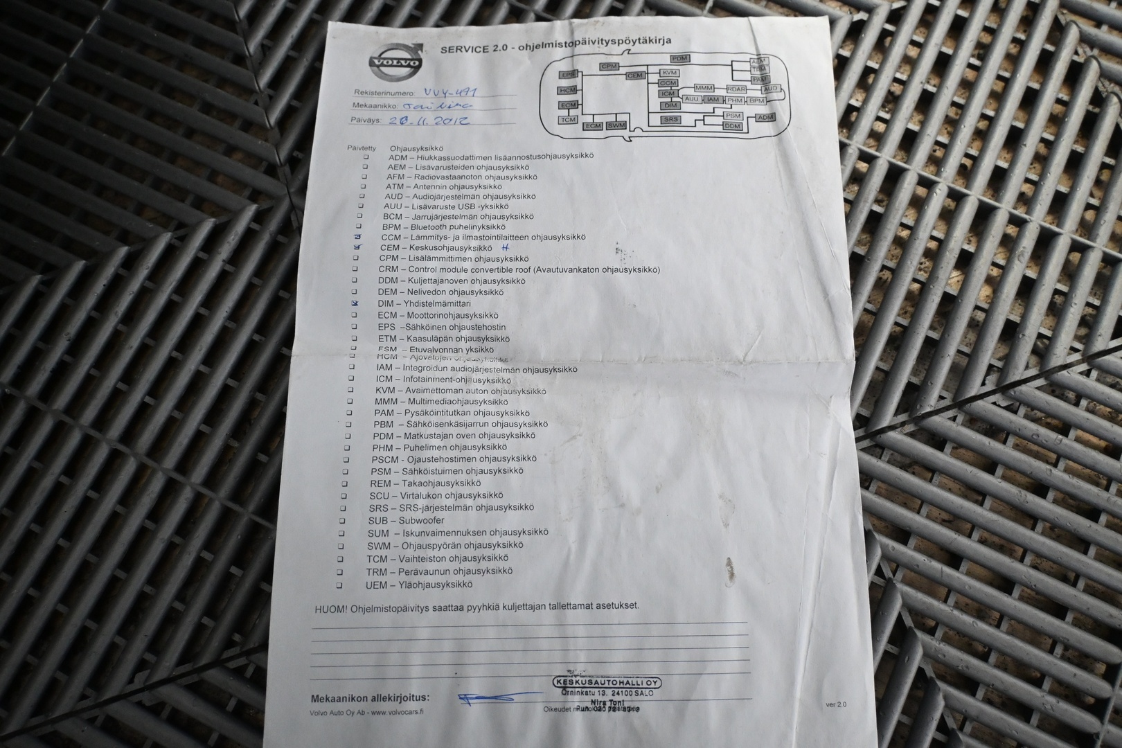 VOLVO V50 2012