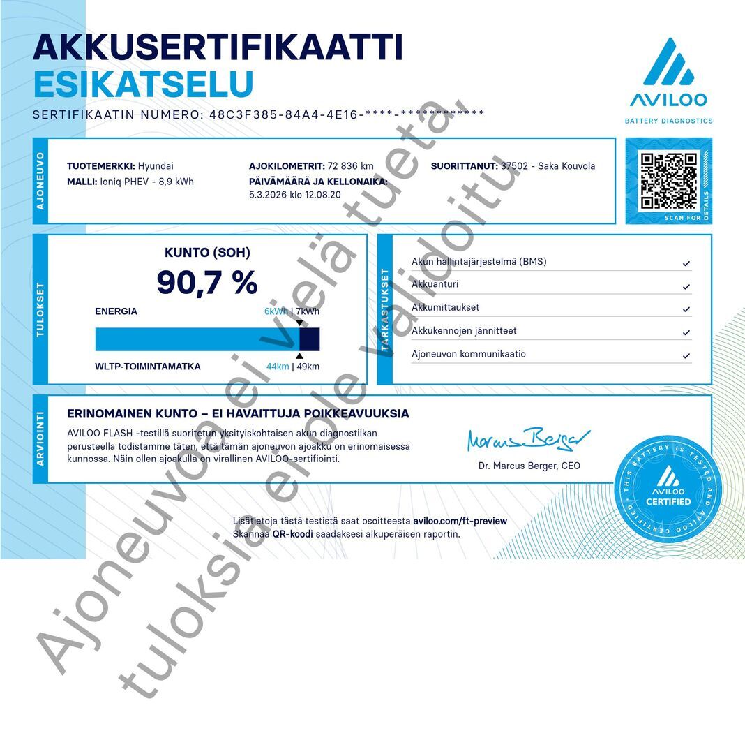 HYUNDAI IONIQ plug-in 2019