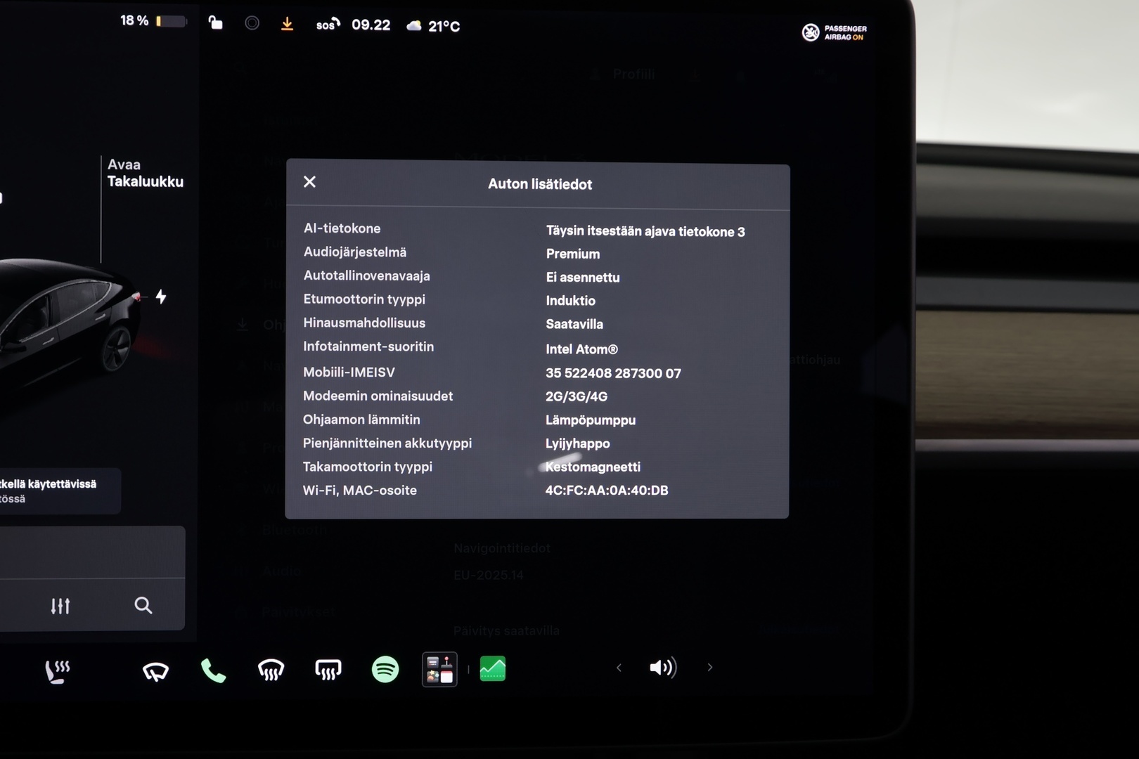 TESLA Model 3 2021