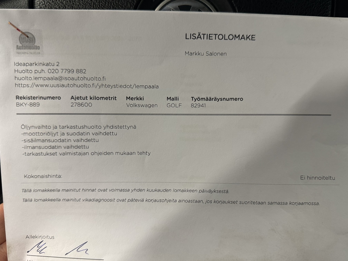 VOLKSWAGEN Golf 2008