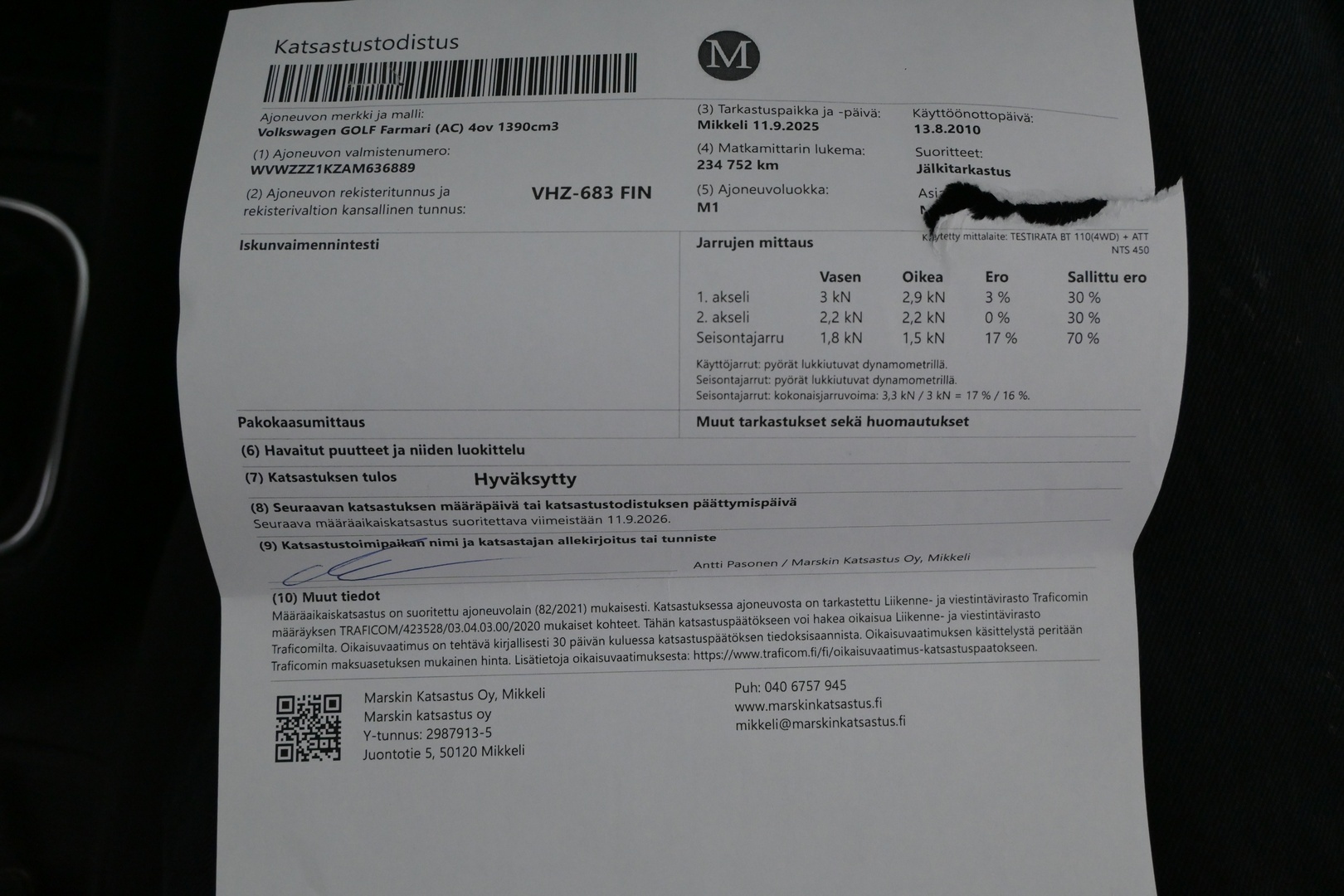 VOLKSWAGEN Golf 2010