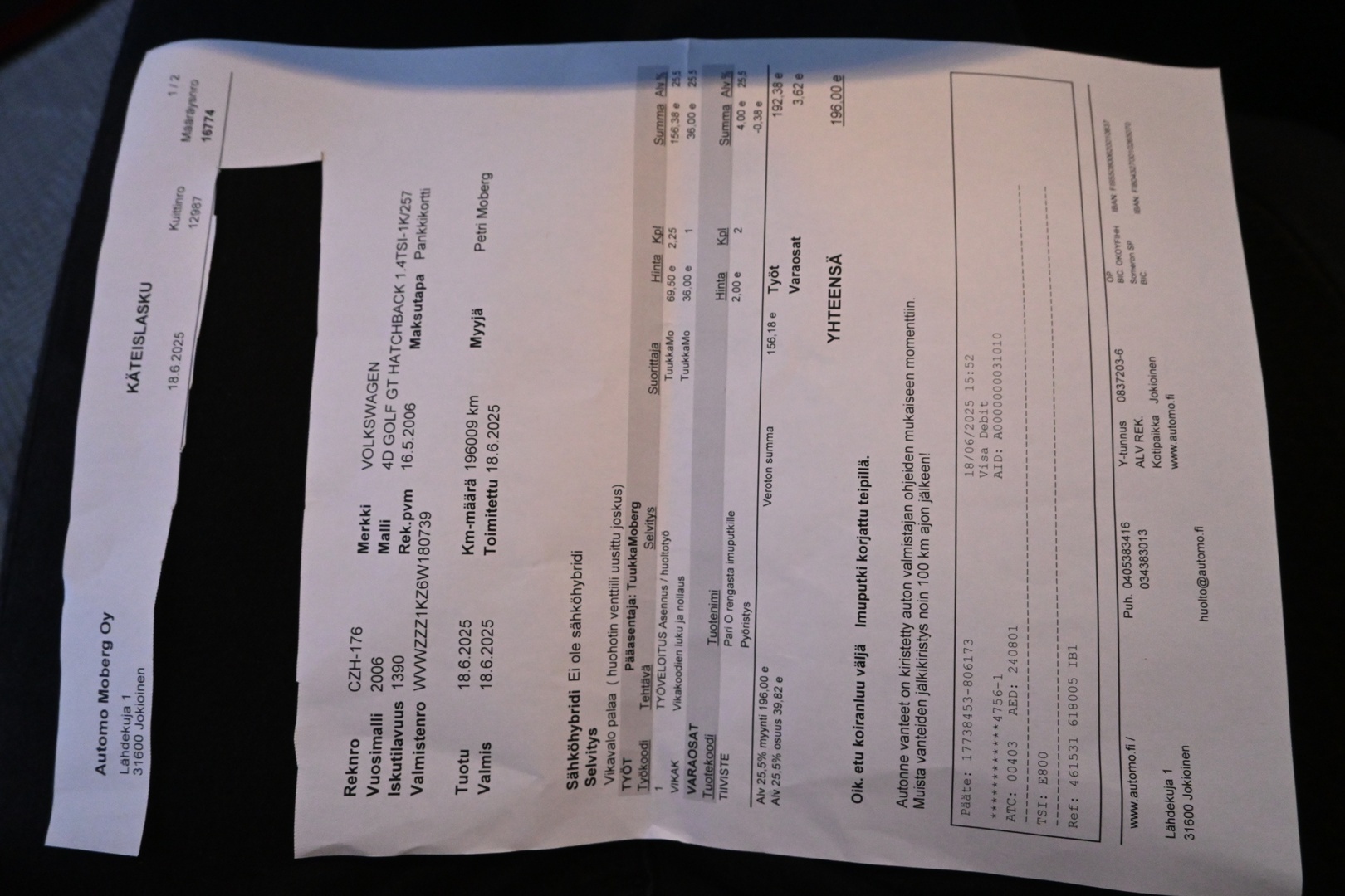 VOLKSWAGEN Golf 2006