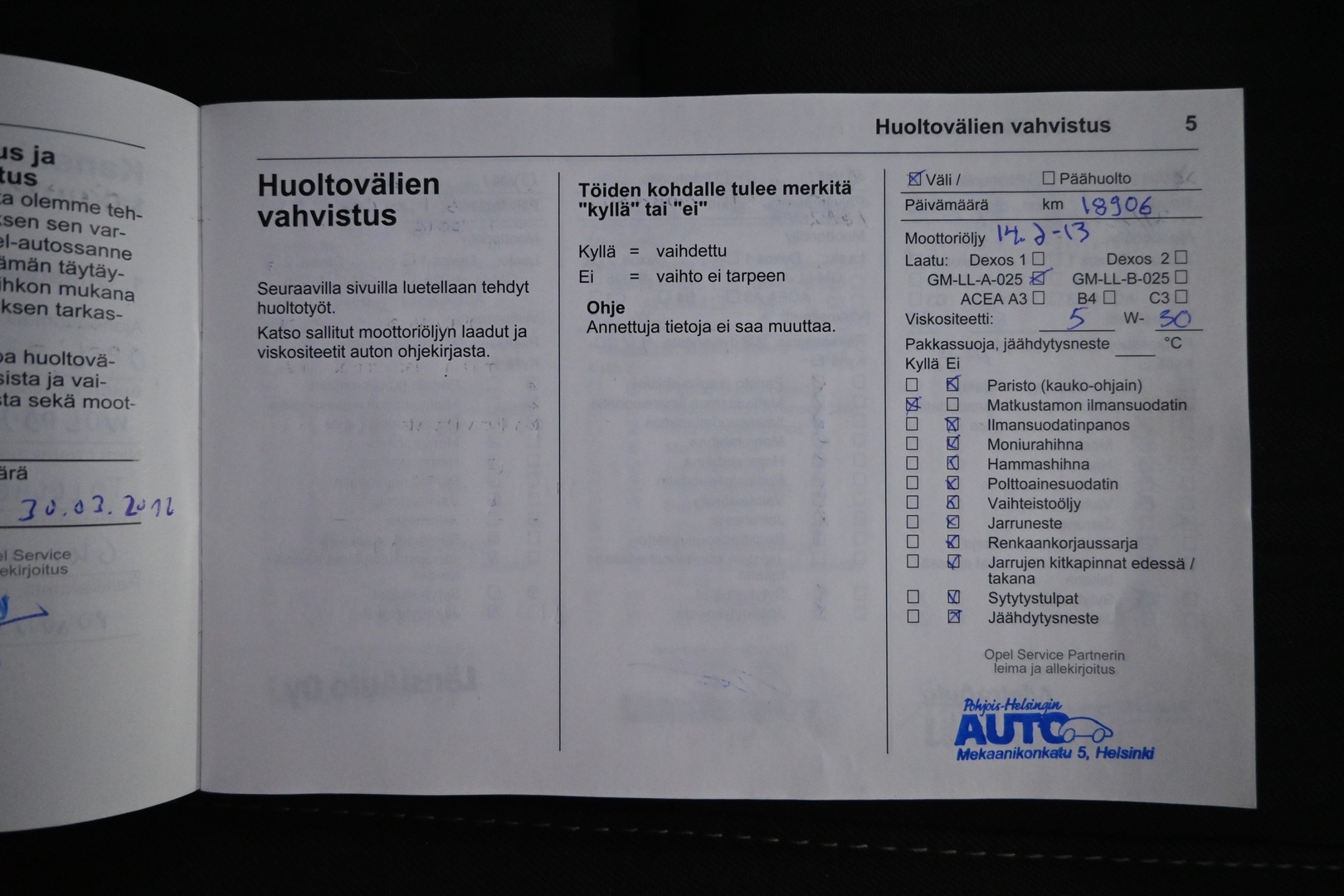 OPEL Zafira Tourer 2012